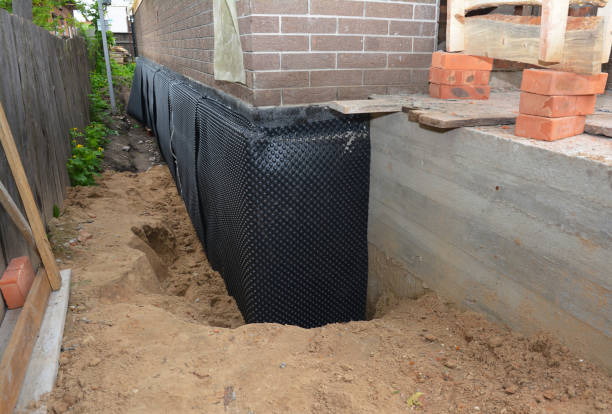 Crawl space vapor barrier installation in Colfax, IN